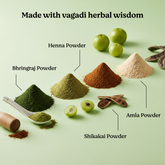 Vagad’s Herbal Burgundy Hair Mehndi – 100% Natural Hair Color & Conditioner | Covers Grey Hair | Promotes Hair Growth – 100gm
